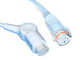 Datex Edwards Transducer Adapter Cables Latex Free 10 Pins ISO 10993-5 Certificate supplier